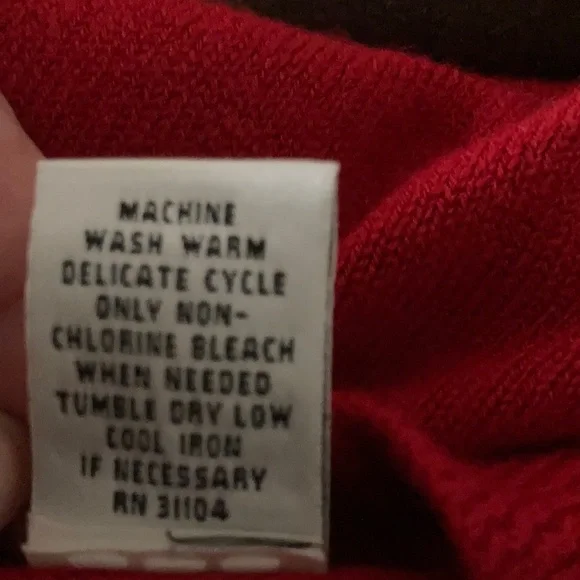 NWT Kim Rogers Signature Red Short Sleeve Lightweight Sweater Size Petite XL - Picture 11 of 11